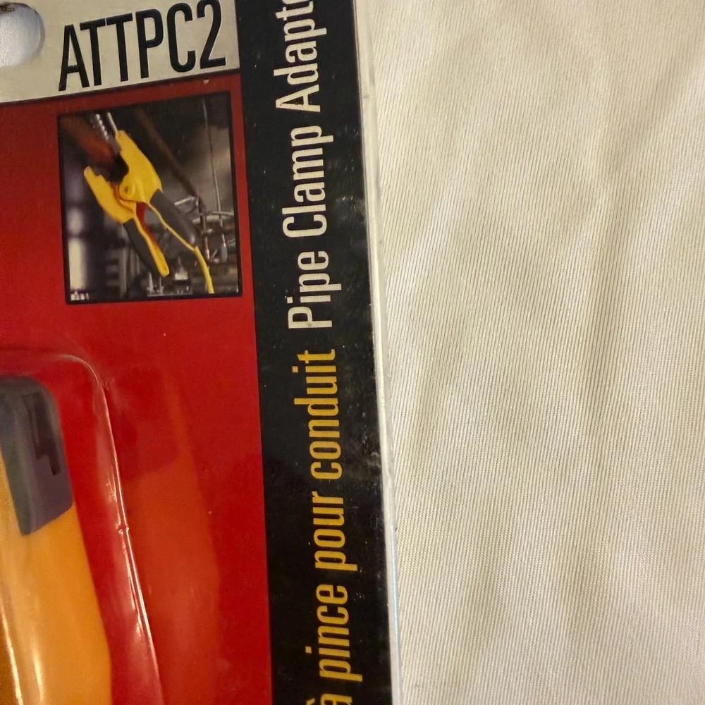 Yellow and Black Pipe Clamp Adapter
